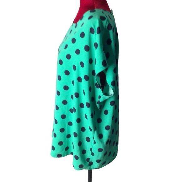 New Halogen polka dot top sz Large - Picture 2 of 6